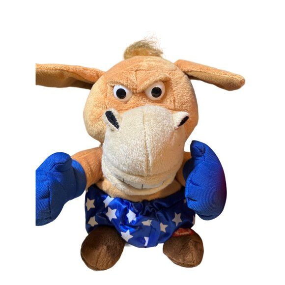 Plush Patriotic Boxing figures Donkey Elephant - Picture 3 of 11
